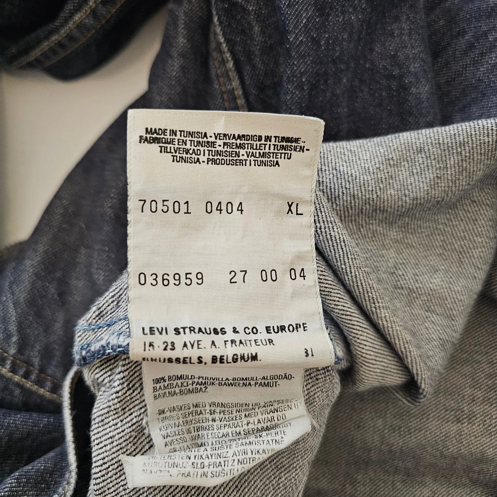 2000 Levi's Type 1 jacket