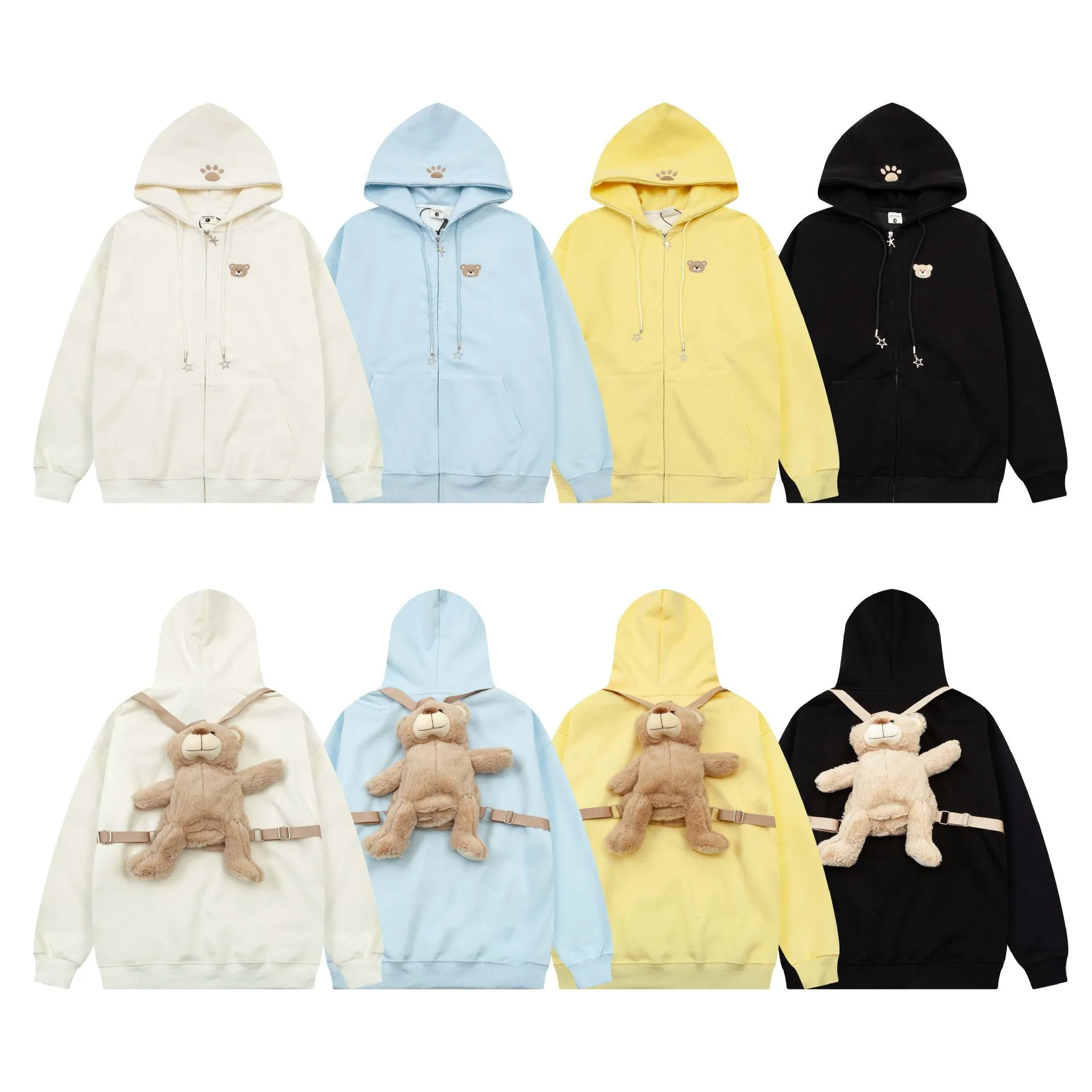 3D Teddy | Oversized Zipper Hoodie