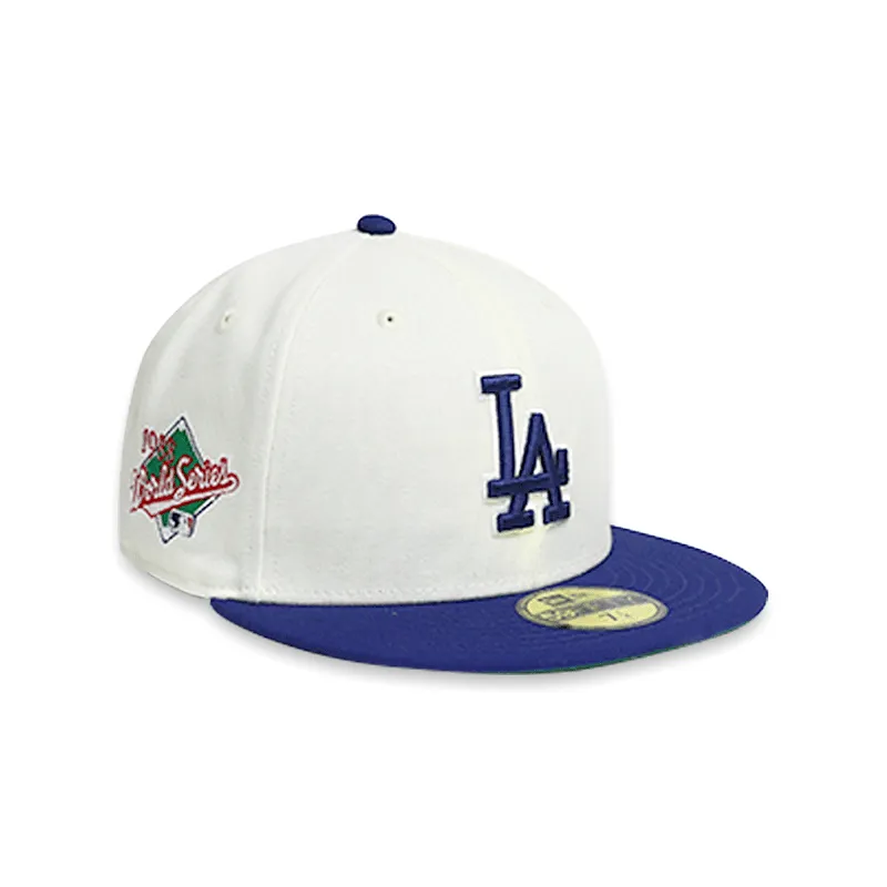 [70665603] Los Angeles Dodgers '88 WS White 59FIFTY Men's Fitted Hat