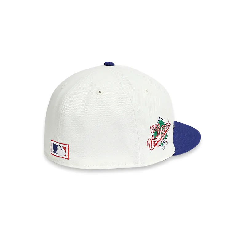 [70665603] Los Angeles Dodgers '88 WS White 59FIFTY Men's Fitted Hat