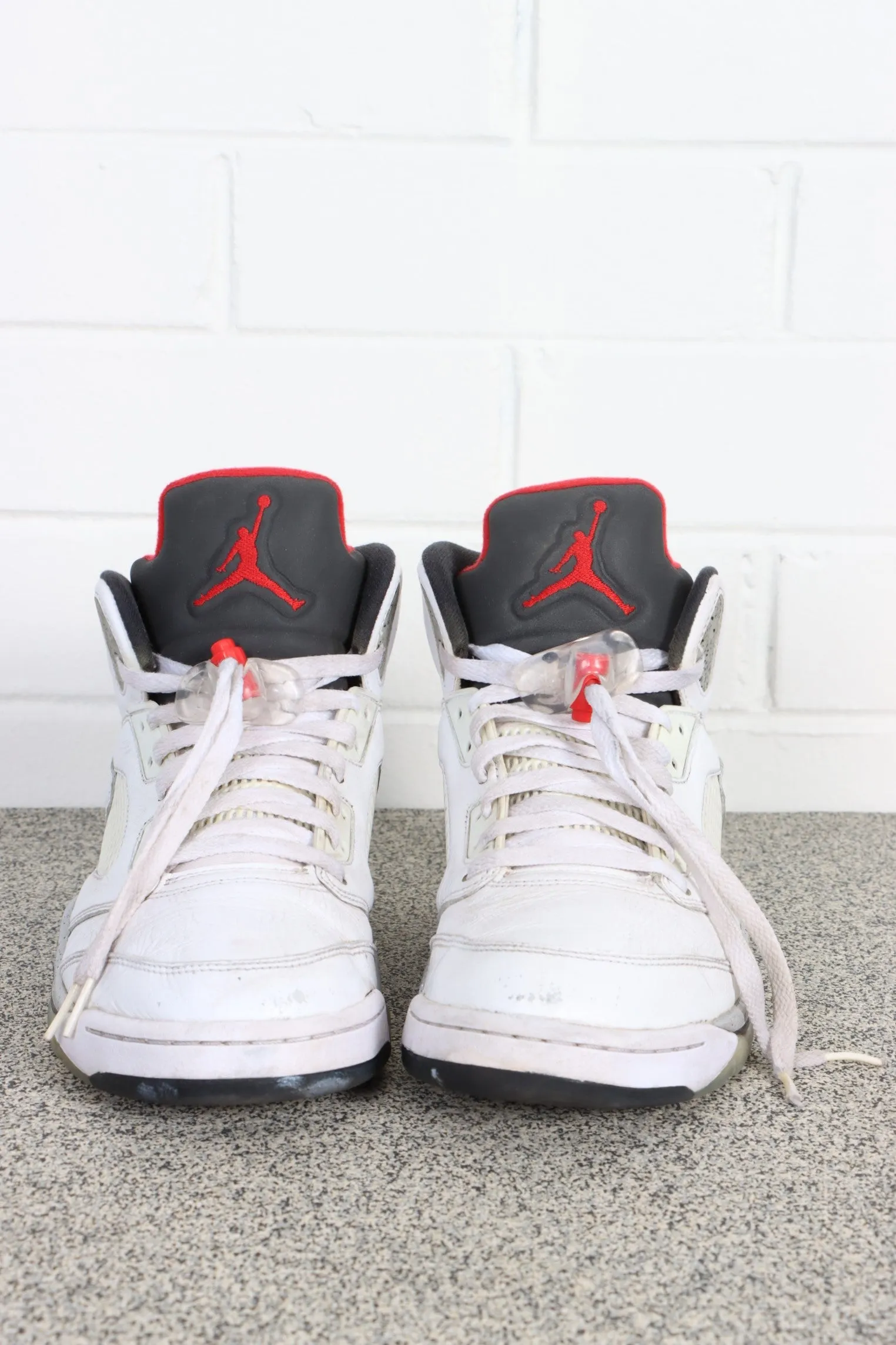 AIR JORDAN 5 'Retro White Cement' Sneakers (10)