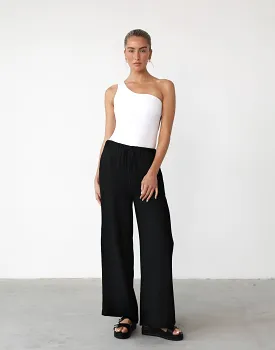 Amee Linen Pants (Black)