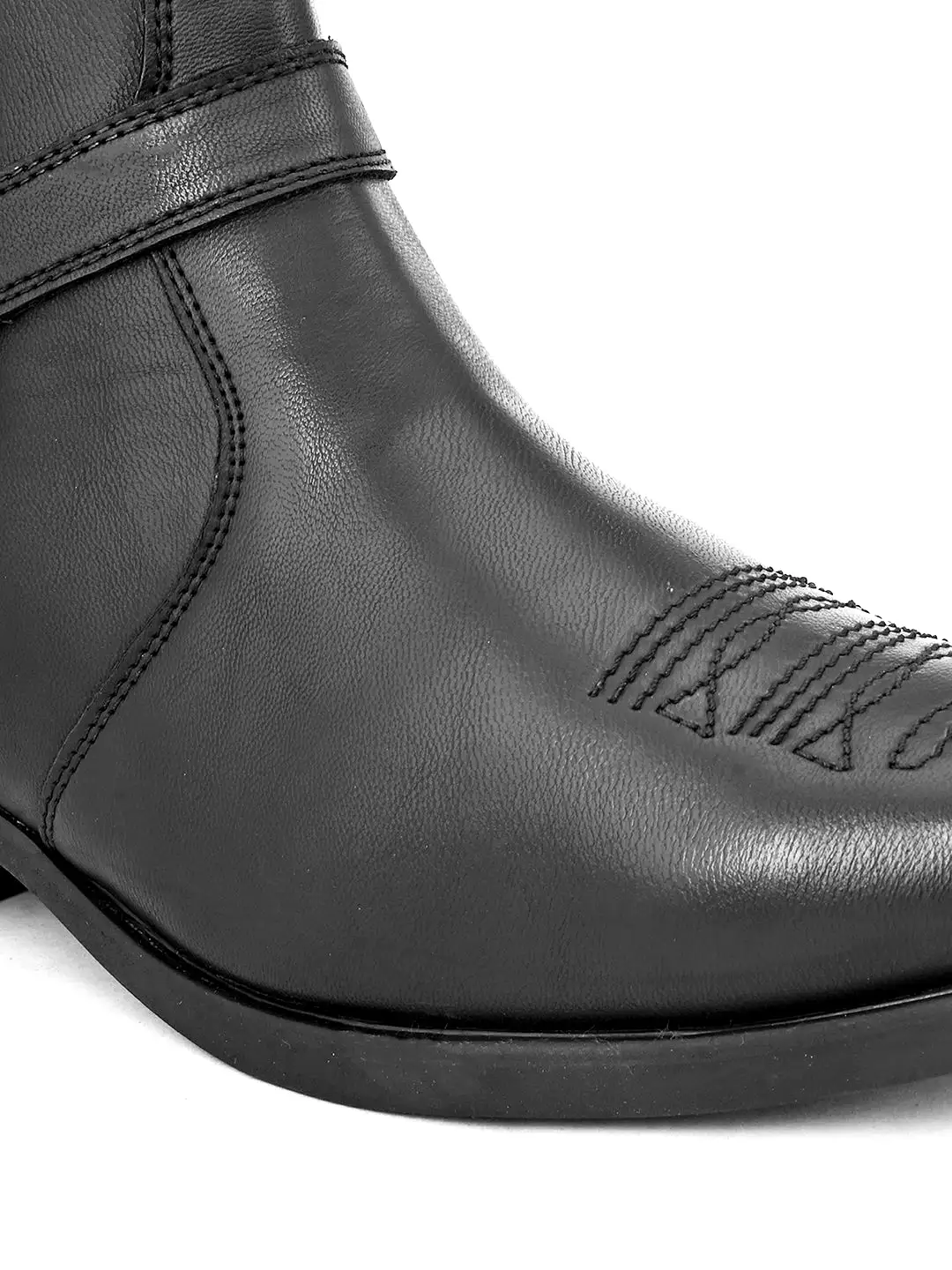 Andi Black Western Boots