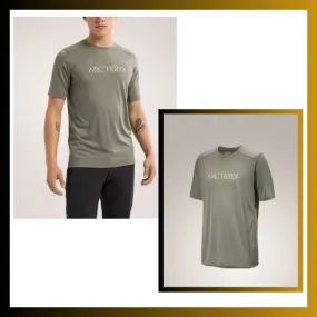 ARC'TERYX  |Short Sleeves Khaki Logo Outdoor T-Shirts