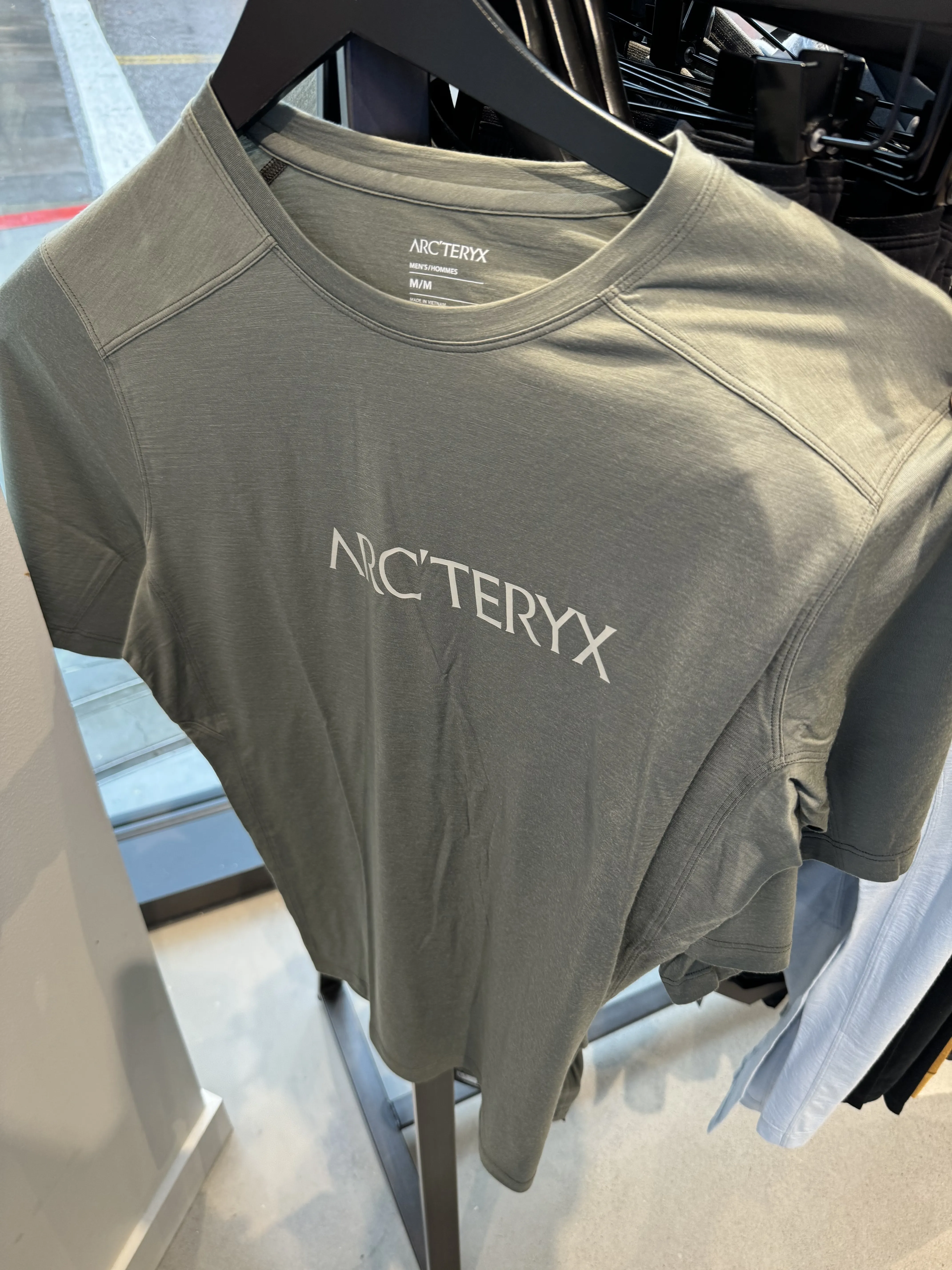 ARC'TERYX  |Wool Nylon Plain Short Sleeves Logo Outdoor T-Shirts