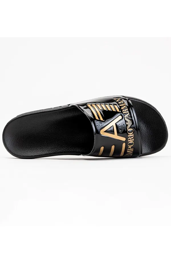 Armani EA7 Slides Black/Gold