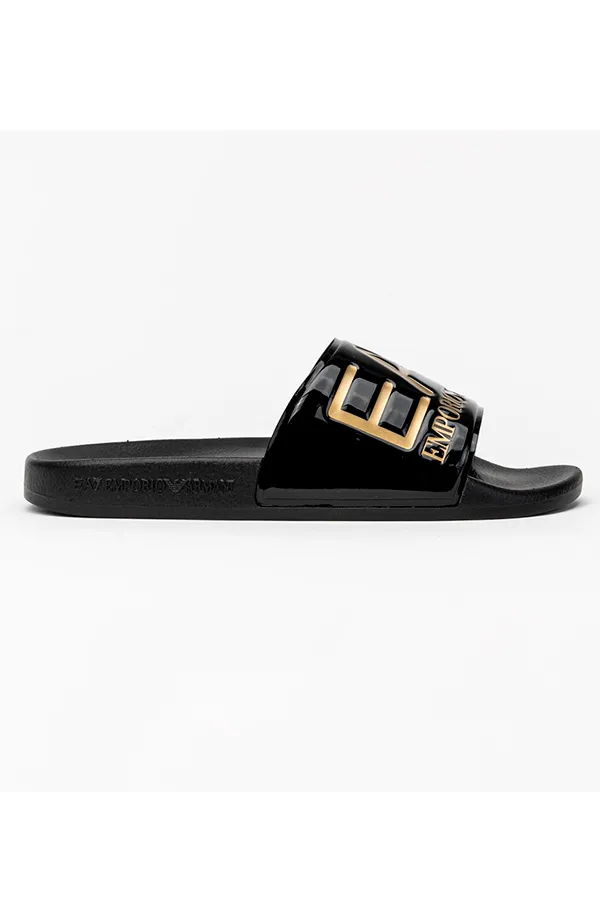 Armani EA7 Slides Black/Gold