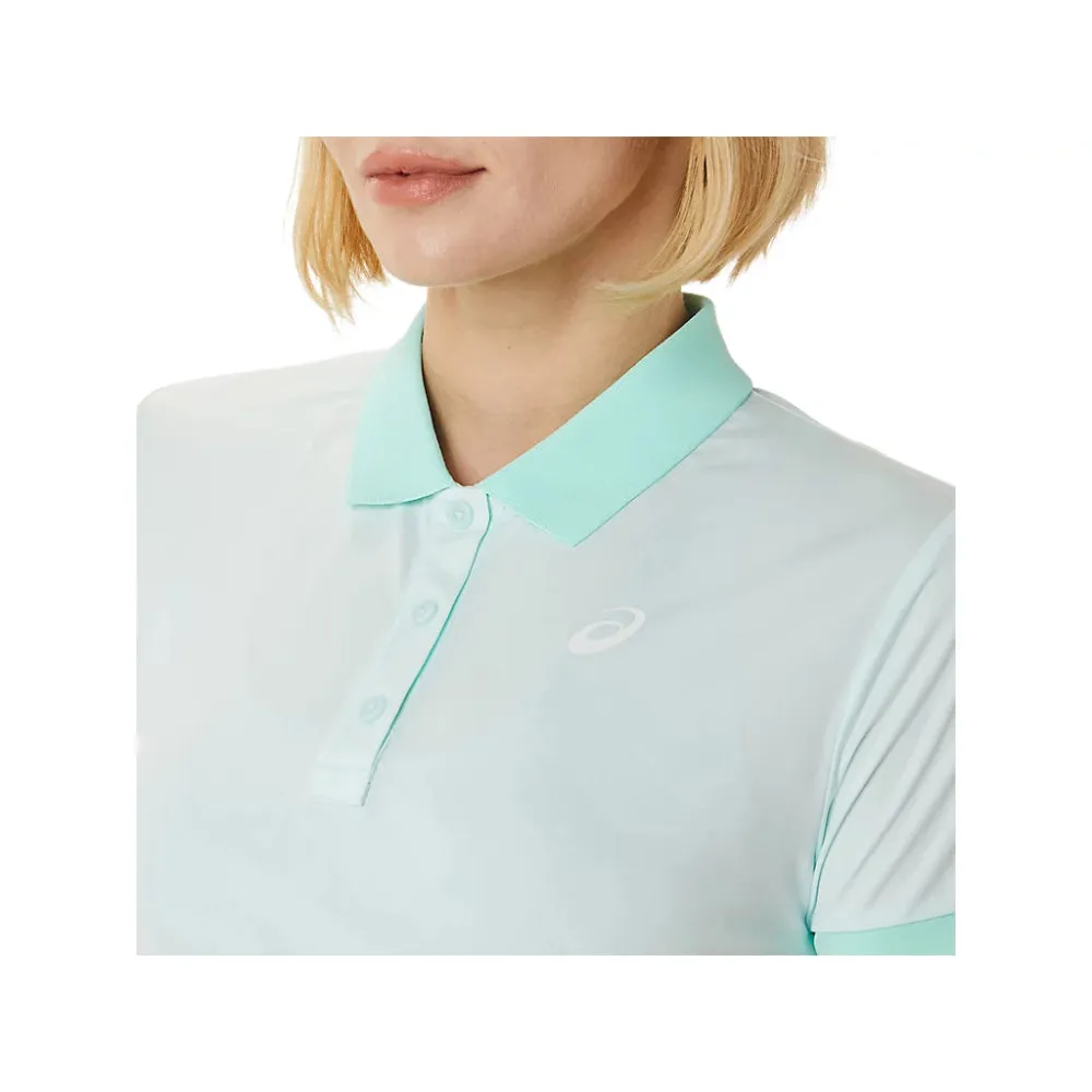 ASICS Women's Court Polo Shirt (Soothing Sea)