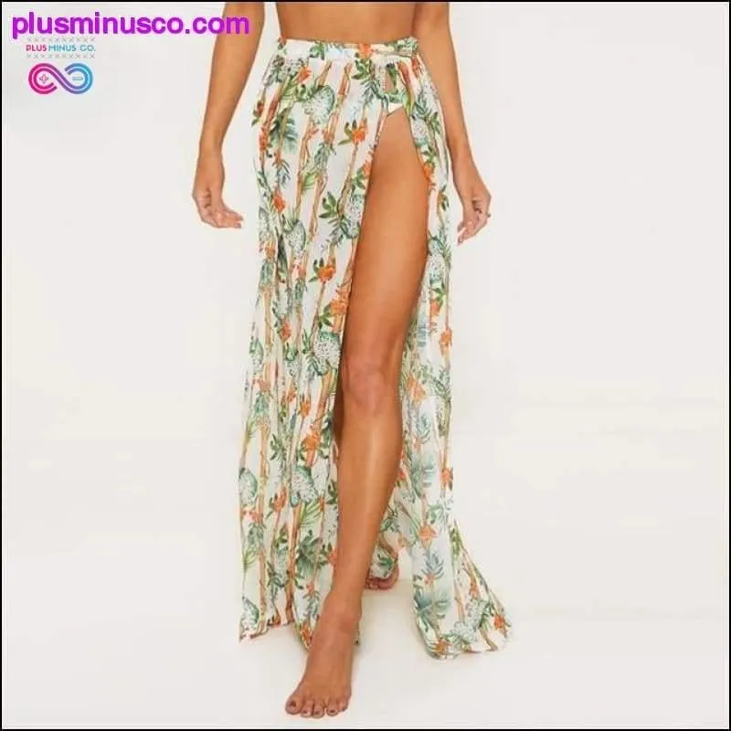 Backless Tunic Beach Dress Bikini Long Dress Print