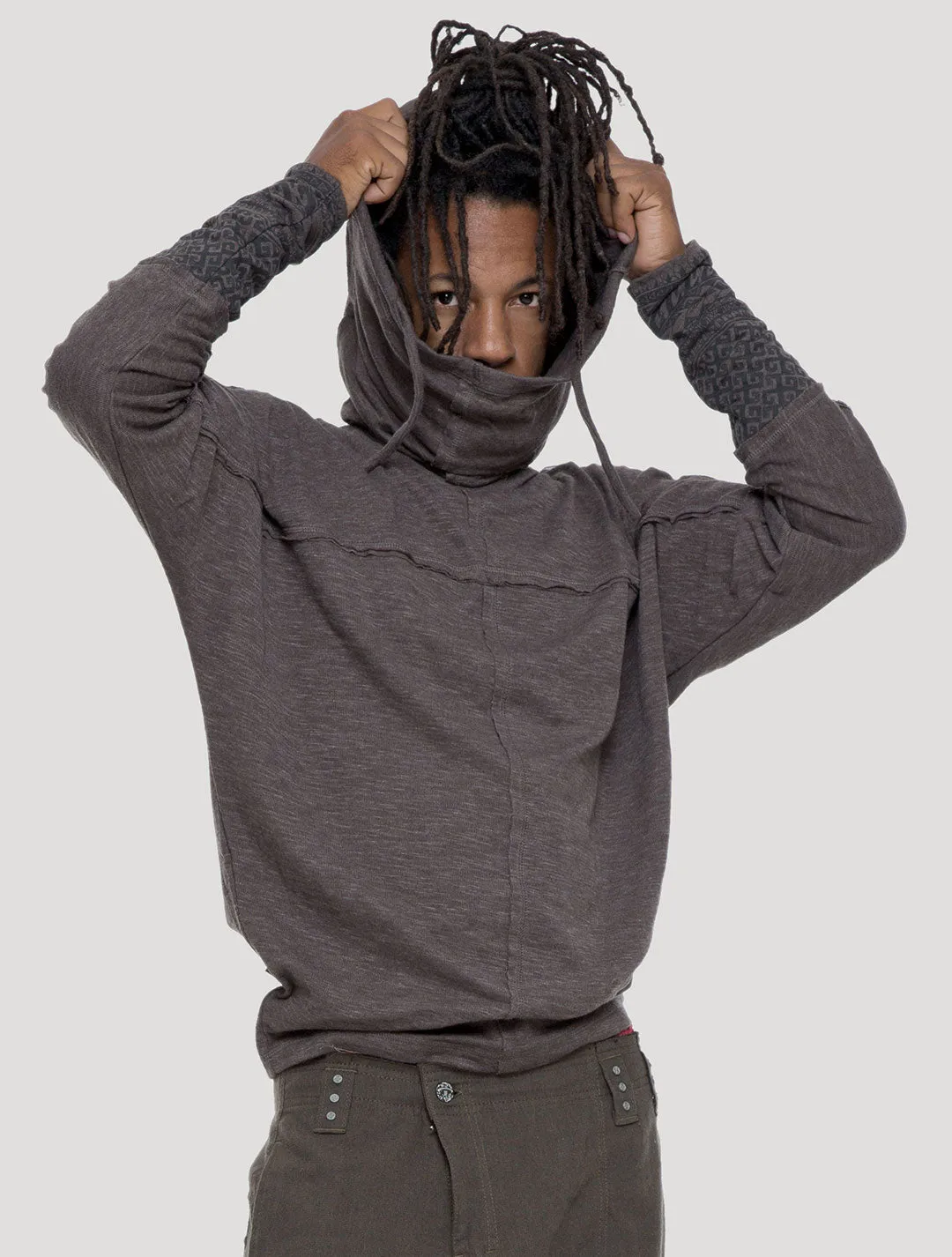 Baggy Slub Hoodie Sweater