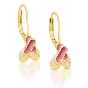 Ballet Slippers Drop Earrings