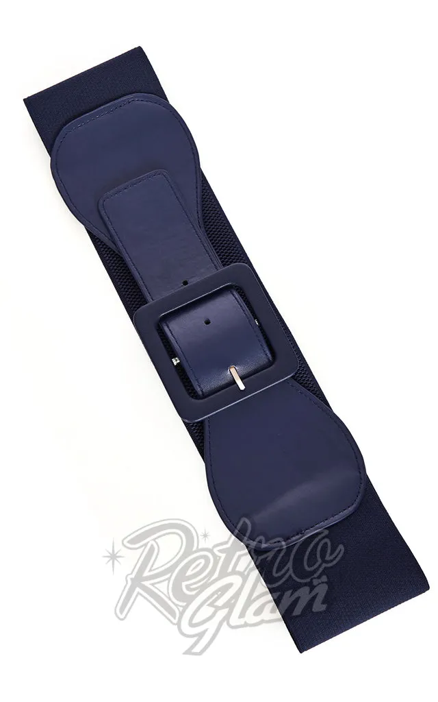 Banned Last Day Out Square Buckle Stretch Belt