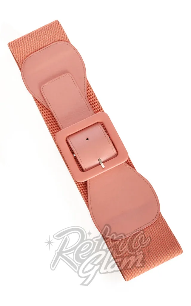 Banned Last Day Out Square Buckle Stretch Belt