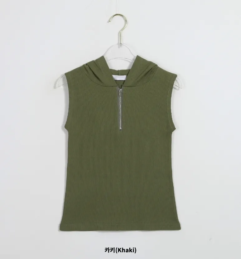 Binary01  |Sleeveless Street Style Cotton Tanks & Camisoles