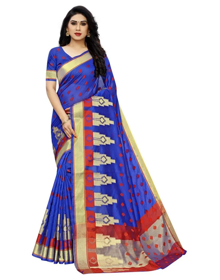 Blue Silk Saree