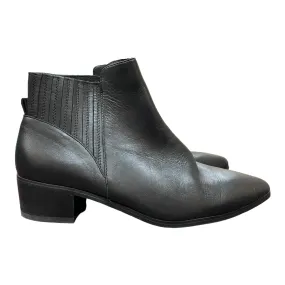 Boots Ankle Heels By Halogen In Black, Size: 8.5