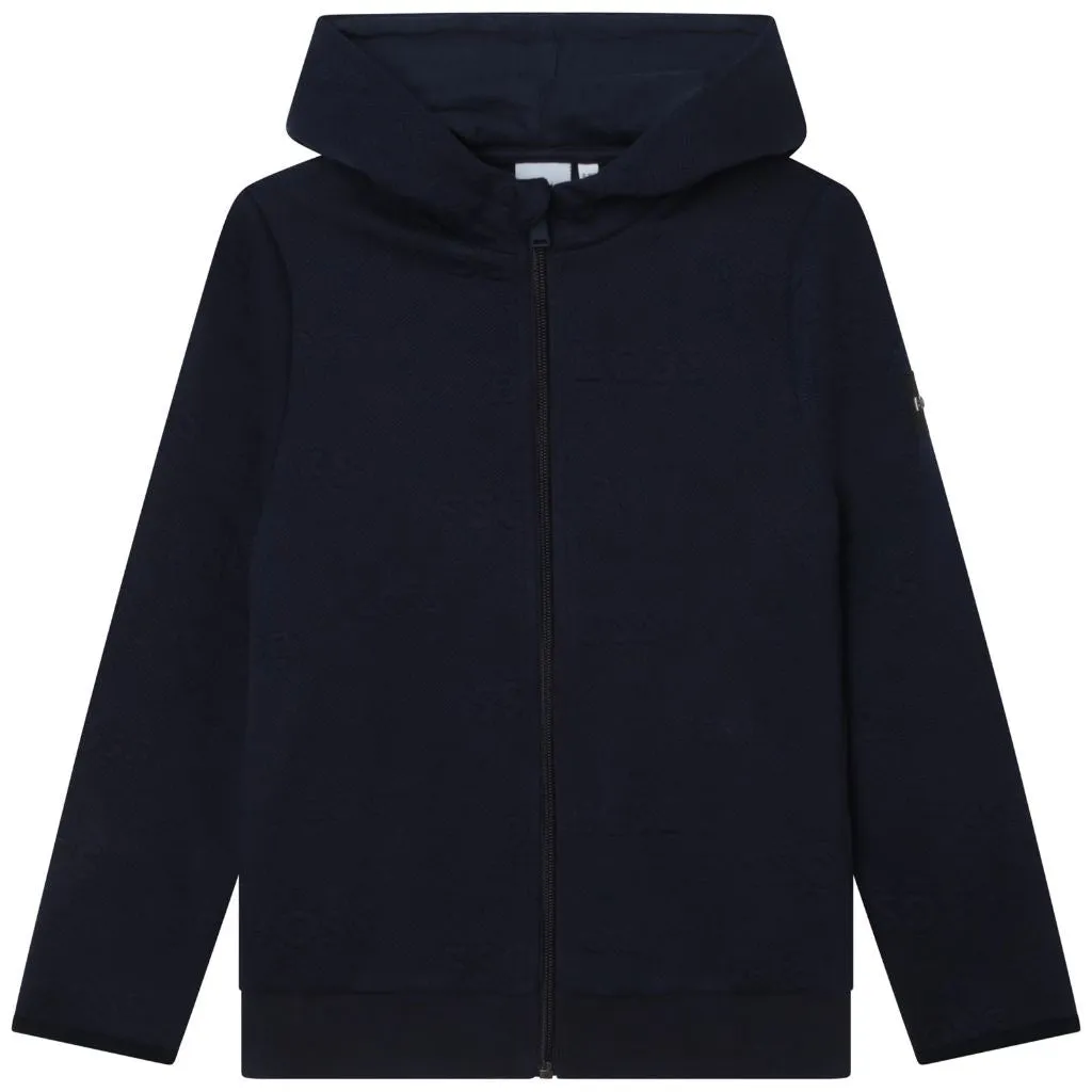 BOSS ZIP UP HOODIE J25M76