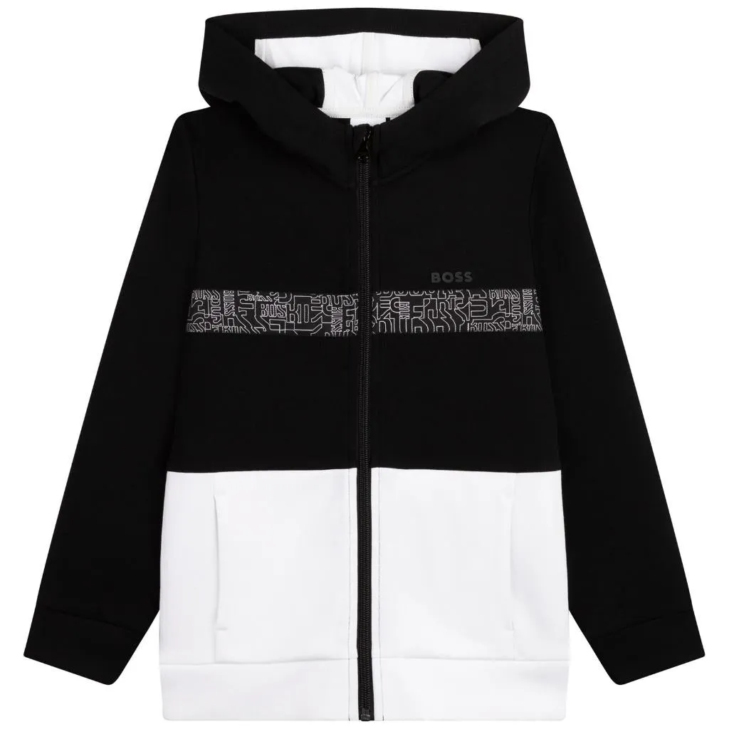 BOSS ZIP UP HOODIE J25N80