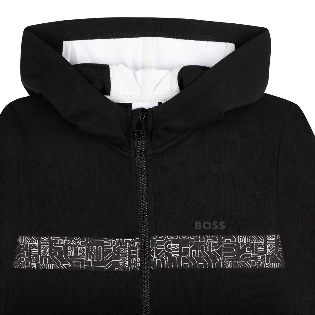 BOSS ZIP UP HOODIE J25N80