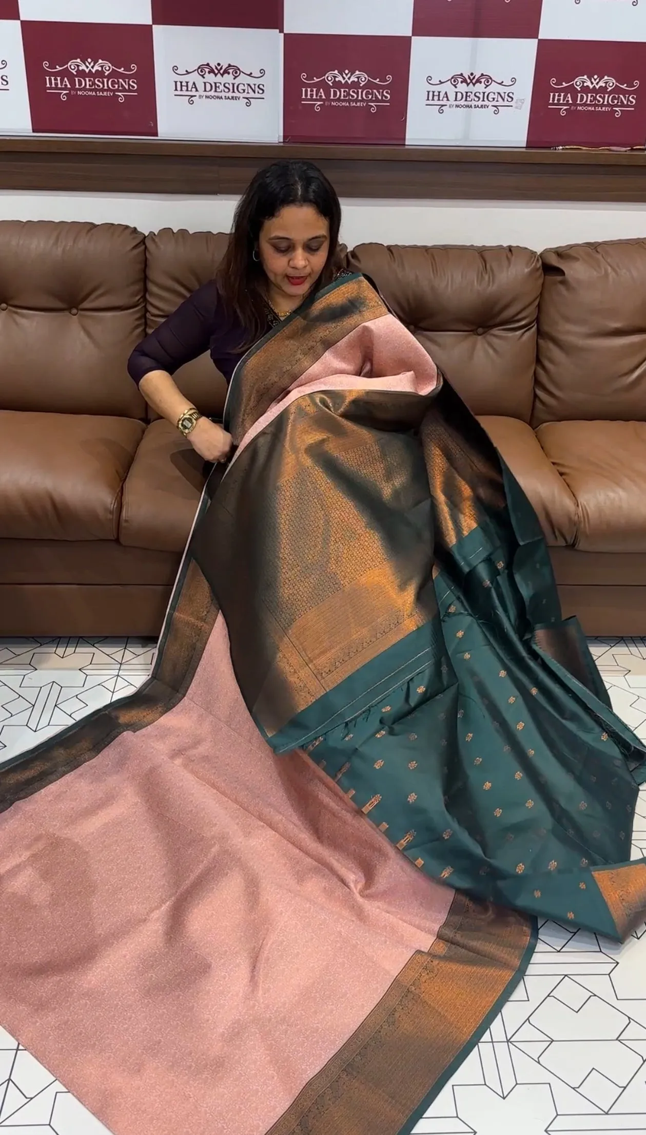 BUDGET BUY SEMI SILK SAREE - IHA 14514