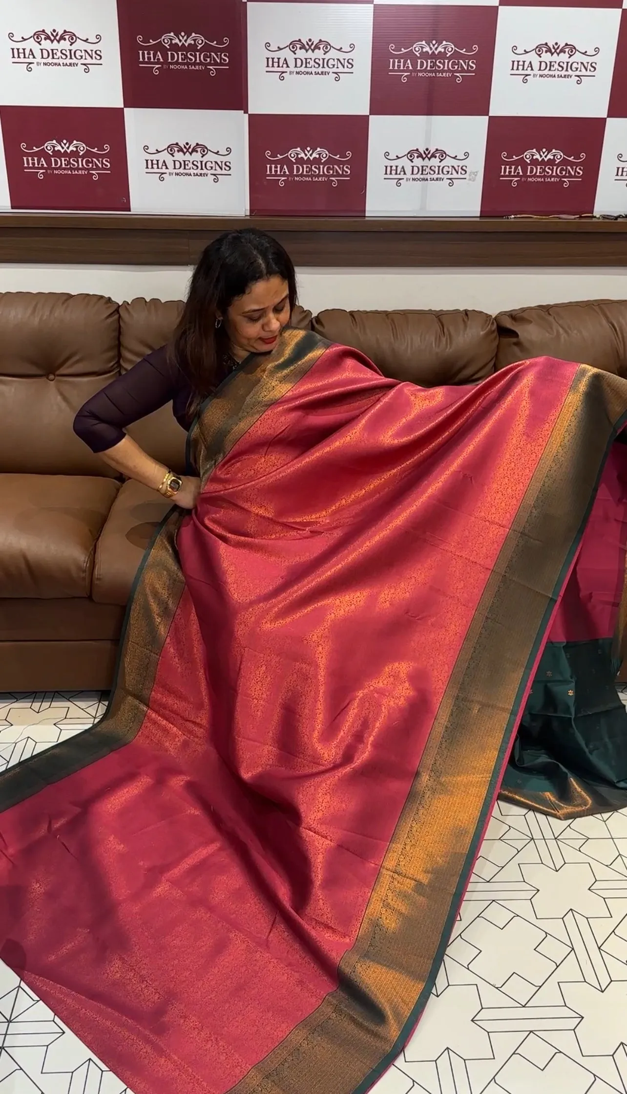 BUDGET BUY SEMI SILK SAREE - IHA 14514