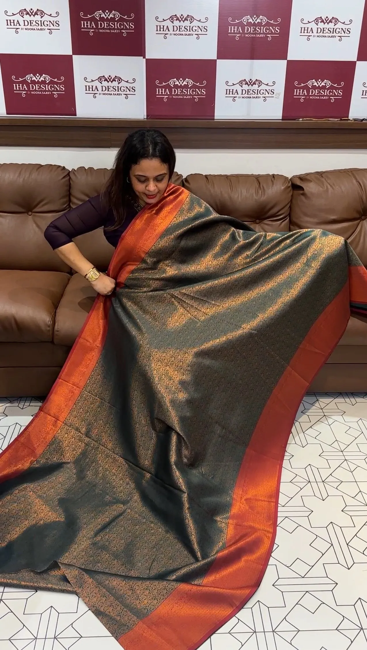 BUDGET BUY SEMI SILK SAREE - IHA 14514