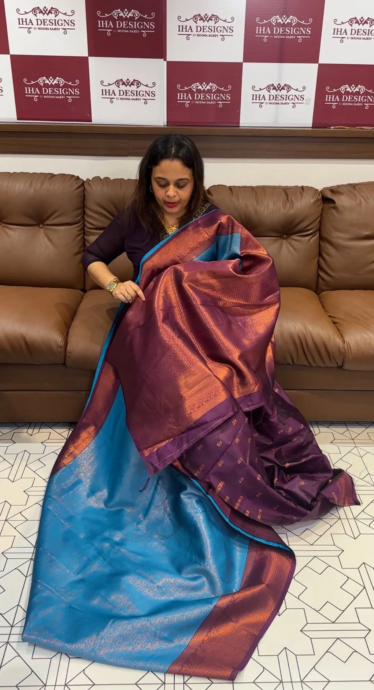 BUDGET BUY SEMI SILK SAREE - IHA 14514