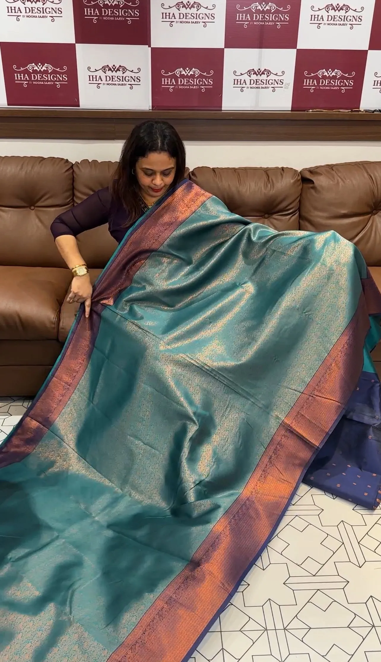 BUDGET BUY SEMI SILK SAREE - IHA 14514