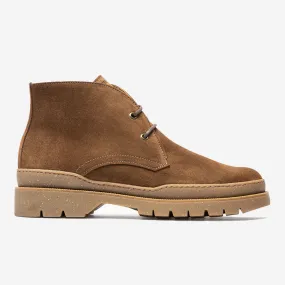 Cagna V Suede Chukka Chunky Boots - Brown