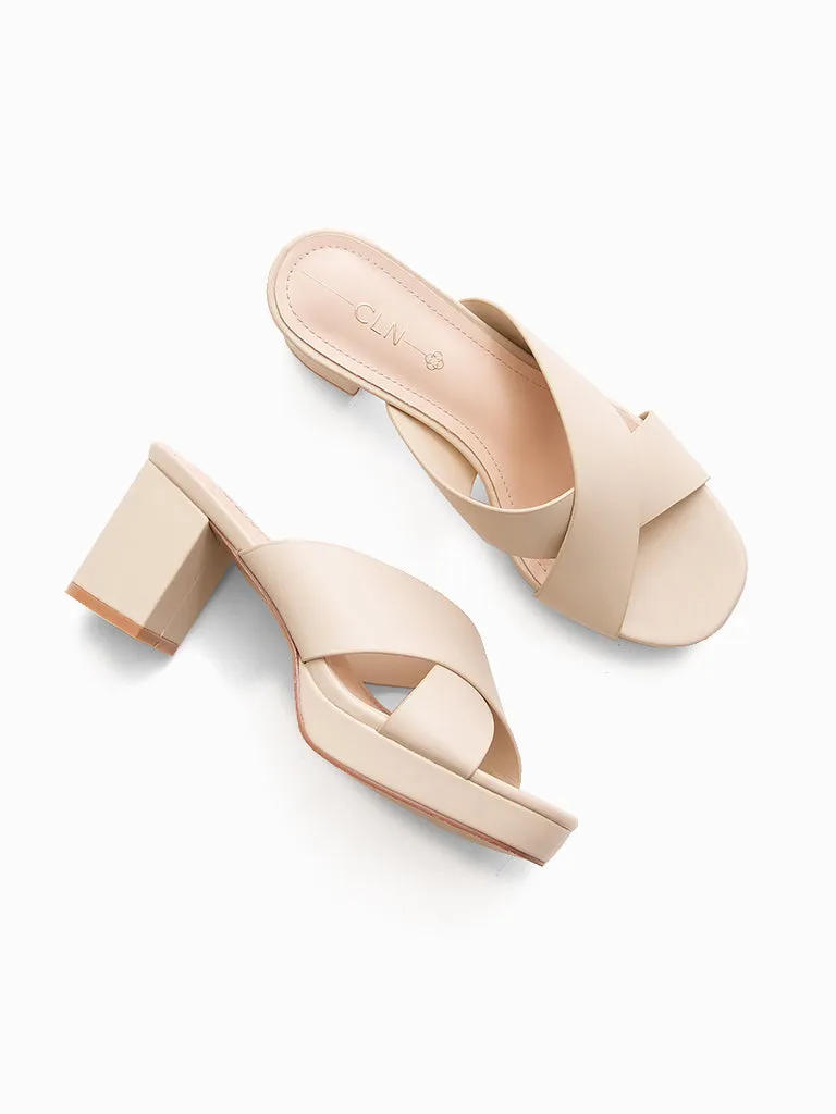 Carlina Heeled Slides