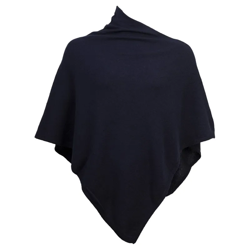 Cashmere blend poncho