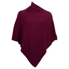 Cashmere blend poncho