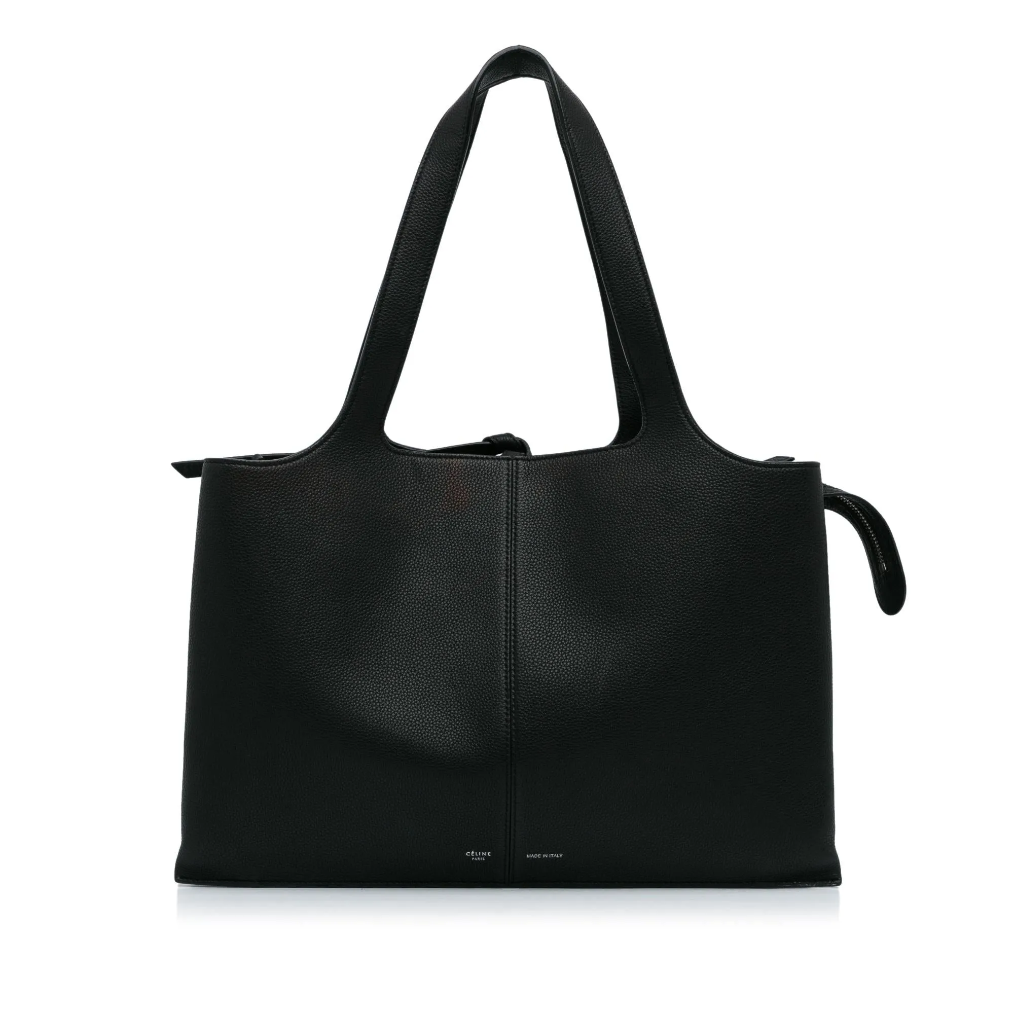 Celine Leather Trifold Tote Bag (SHG-GCRbza)