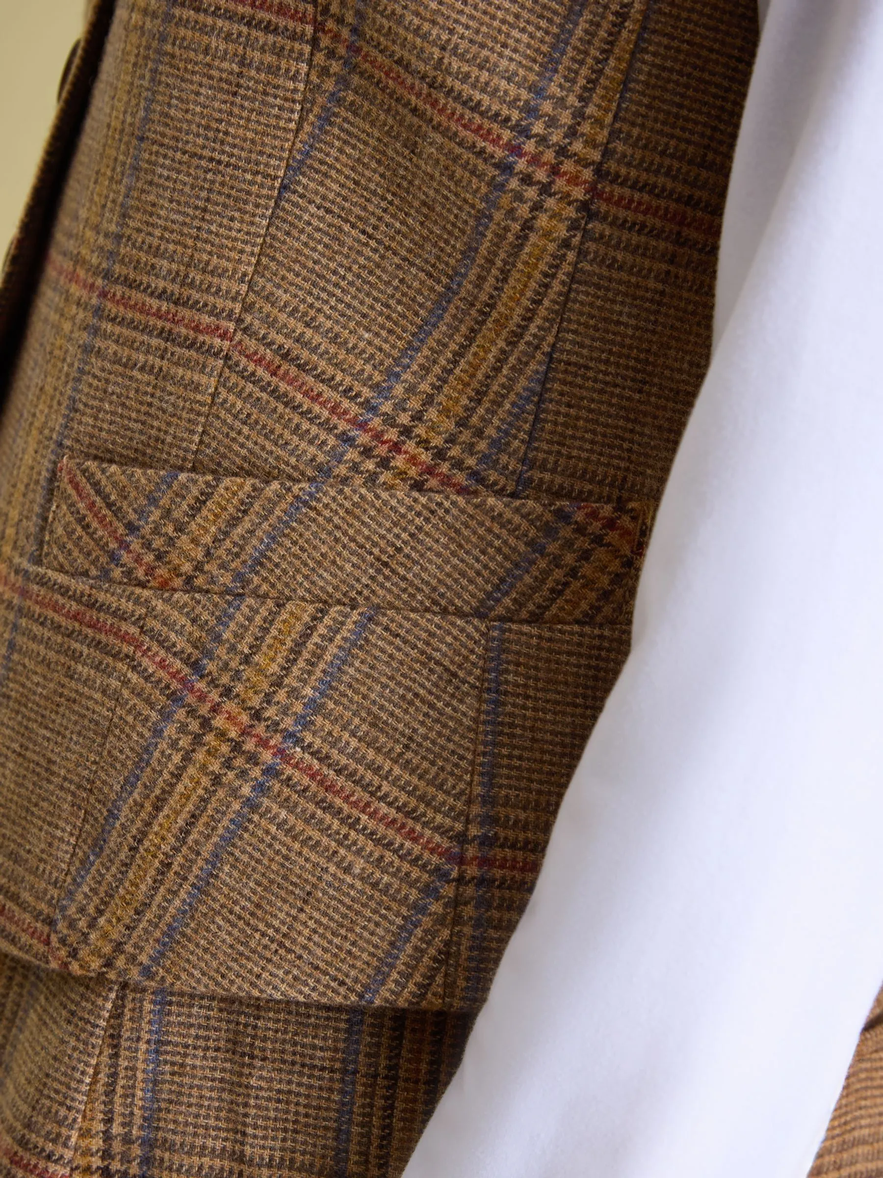 Check Tweed Waistcoat