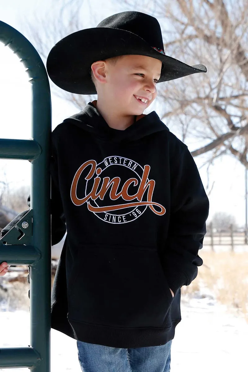 Cinch Boys Hoodie Black