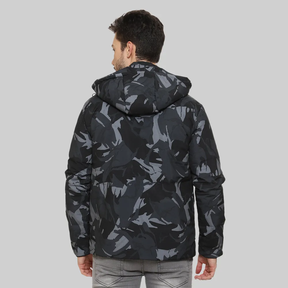 CL SPORT BY CARLTON LONDON CAMOUFLAGE FULL SLEEVES JACKET FOR MEN