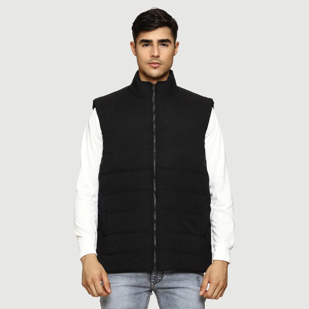 CL SPORT BY CARLTON LONDON SLEEVE LESS PUFFER JACKET FOR MEN