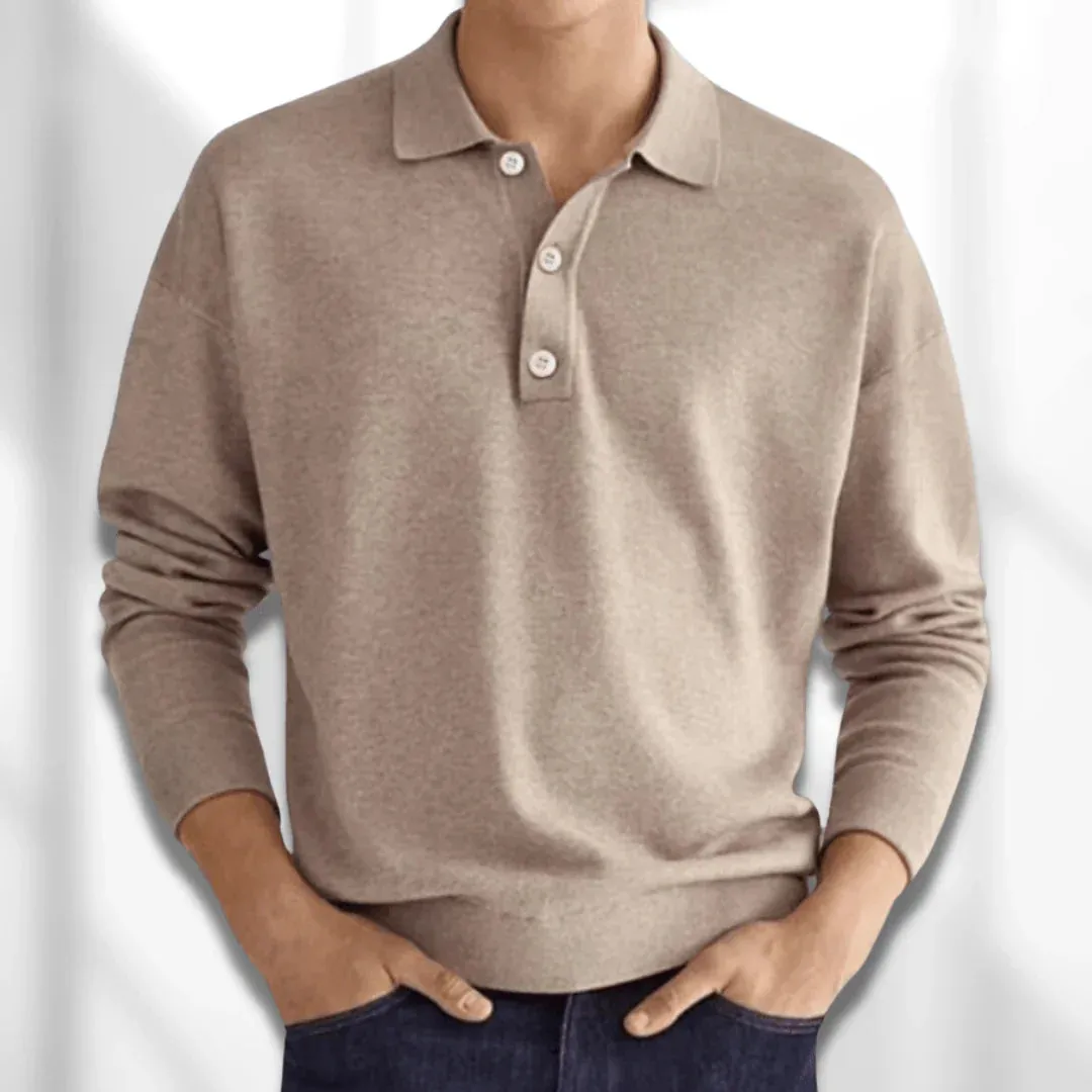 ClassicEase Polo Sweater