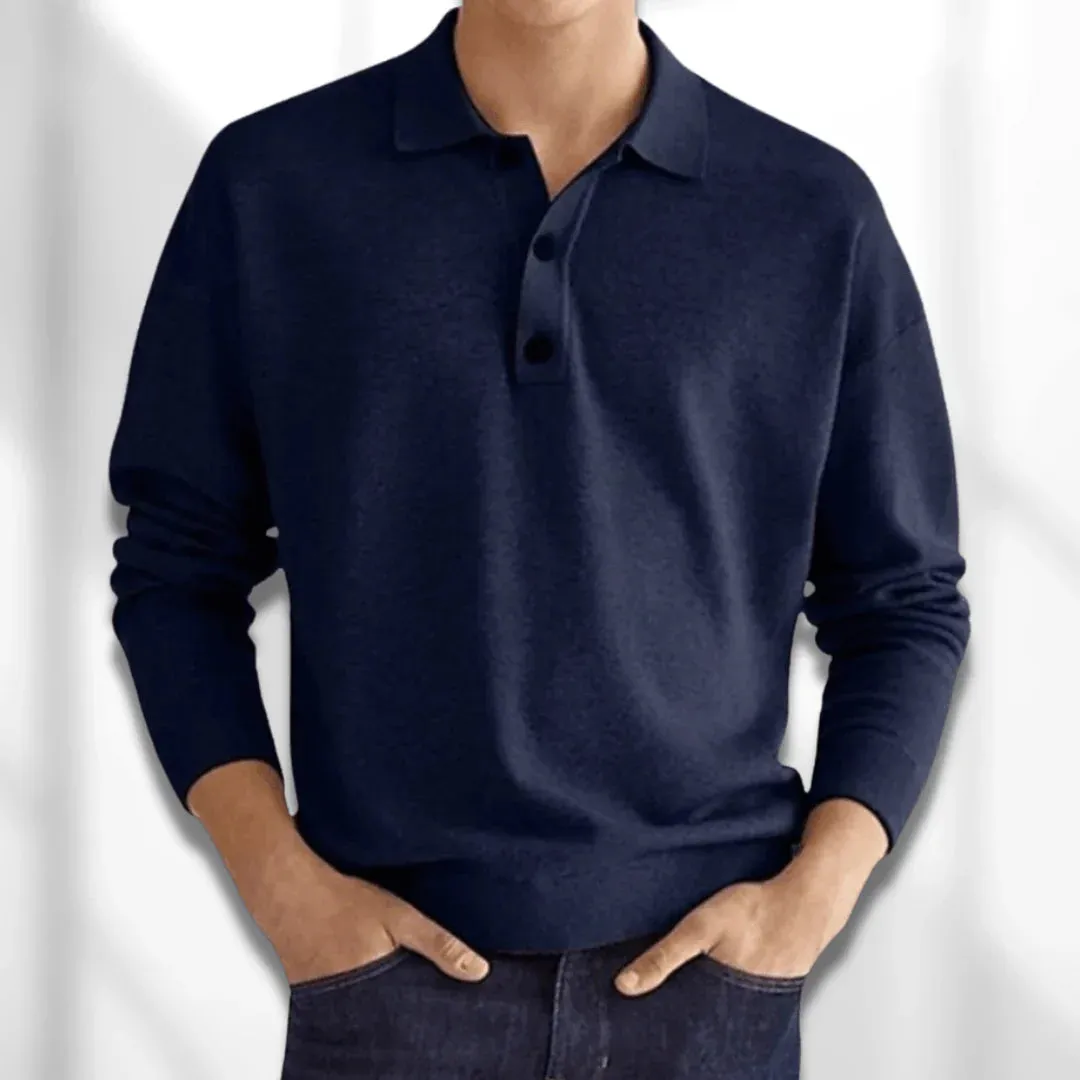 ClassicEase Polo Sweater