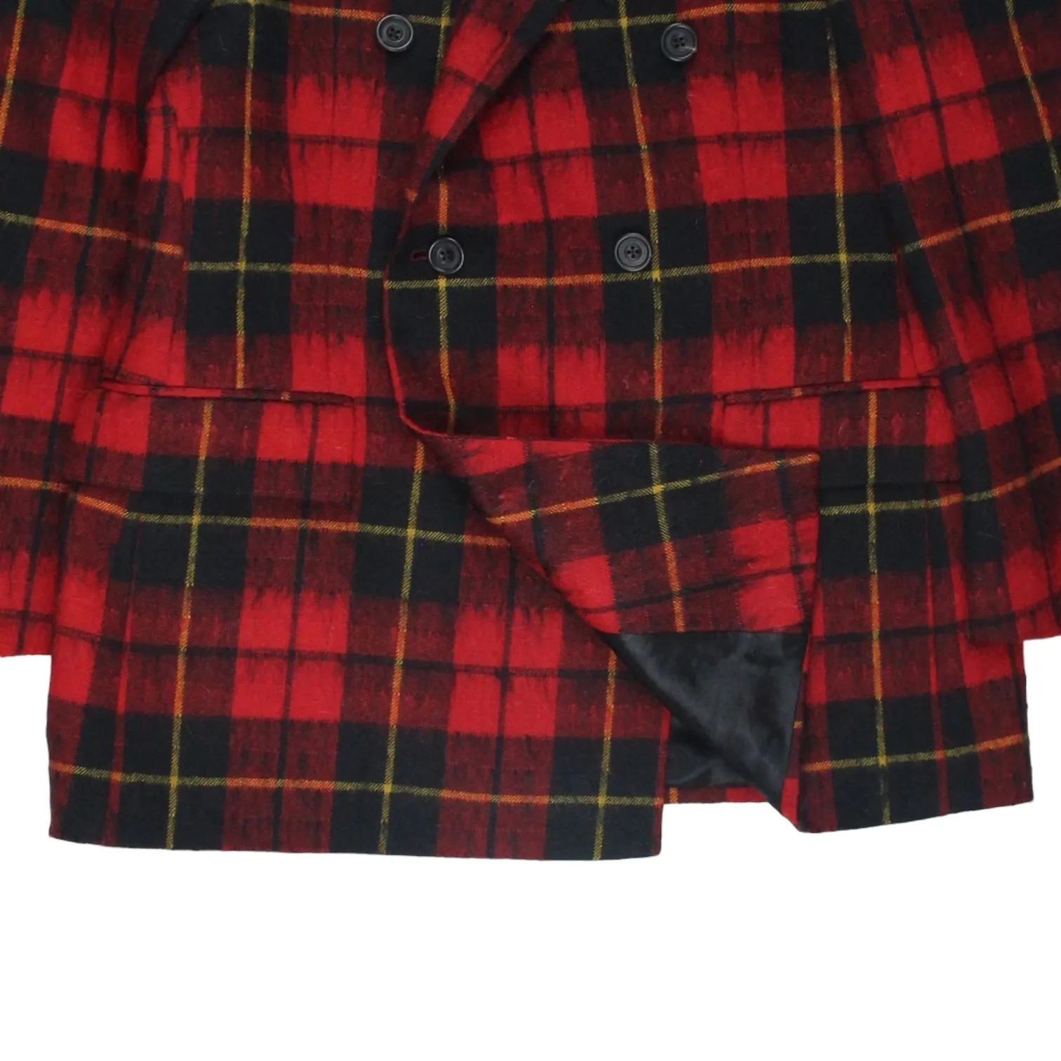 Dege & Skinner Red Tartan DB Blazer