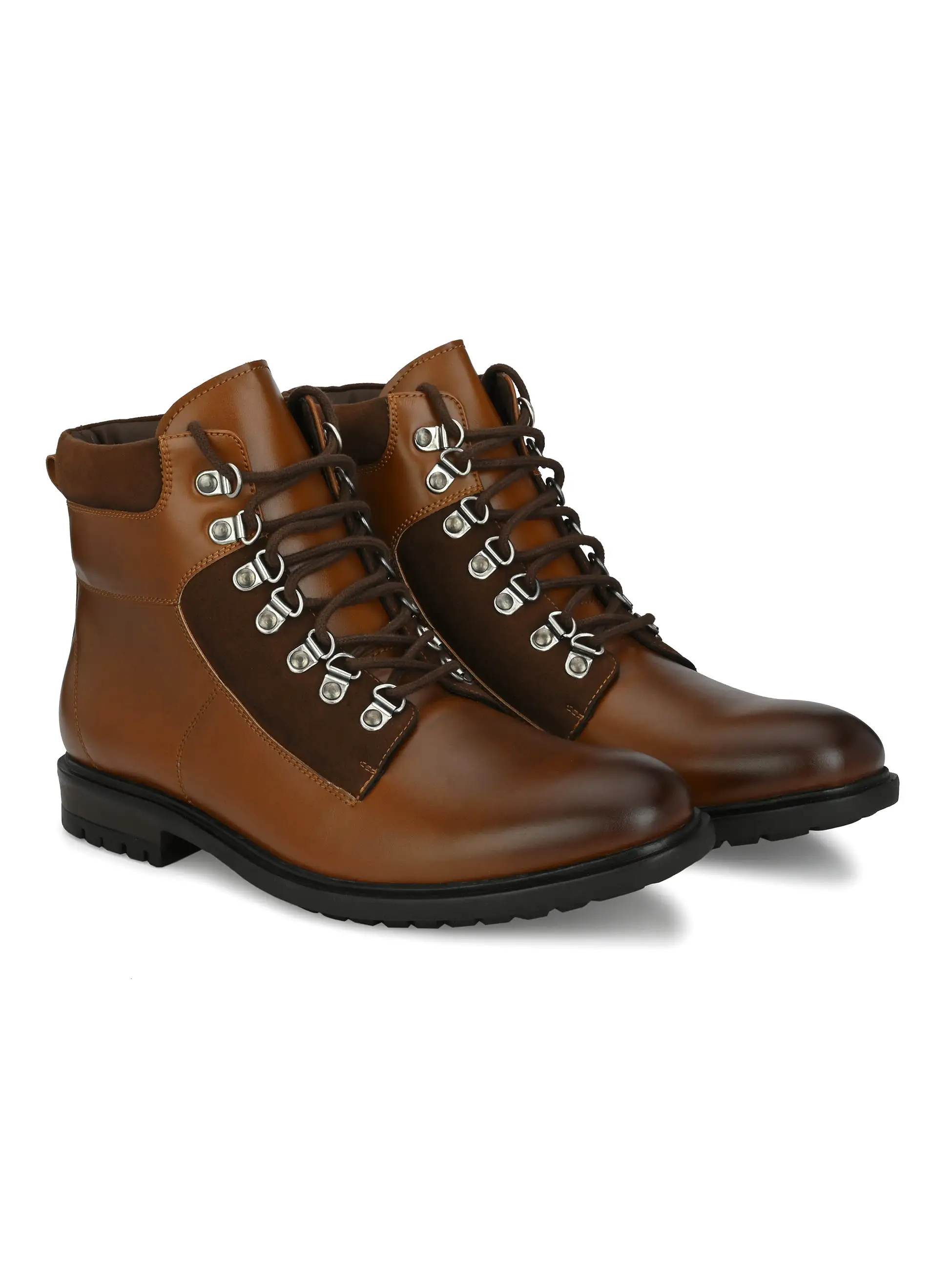 Dover Tan Lace-up Boots