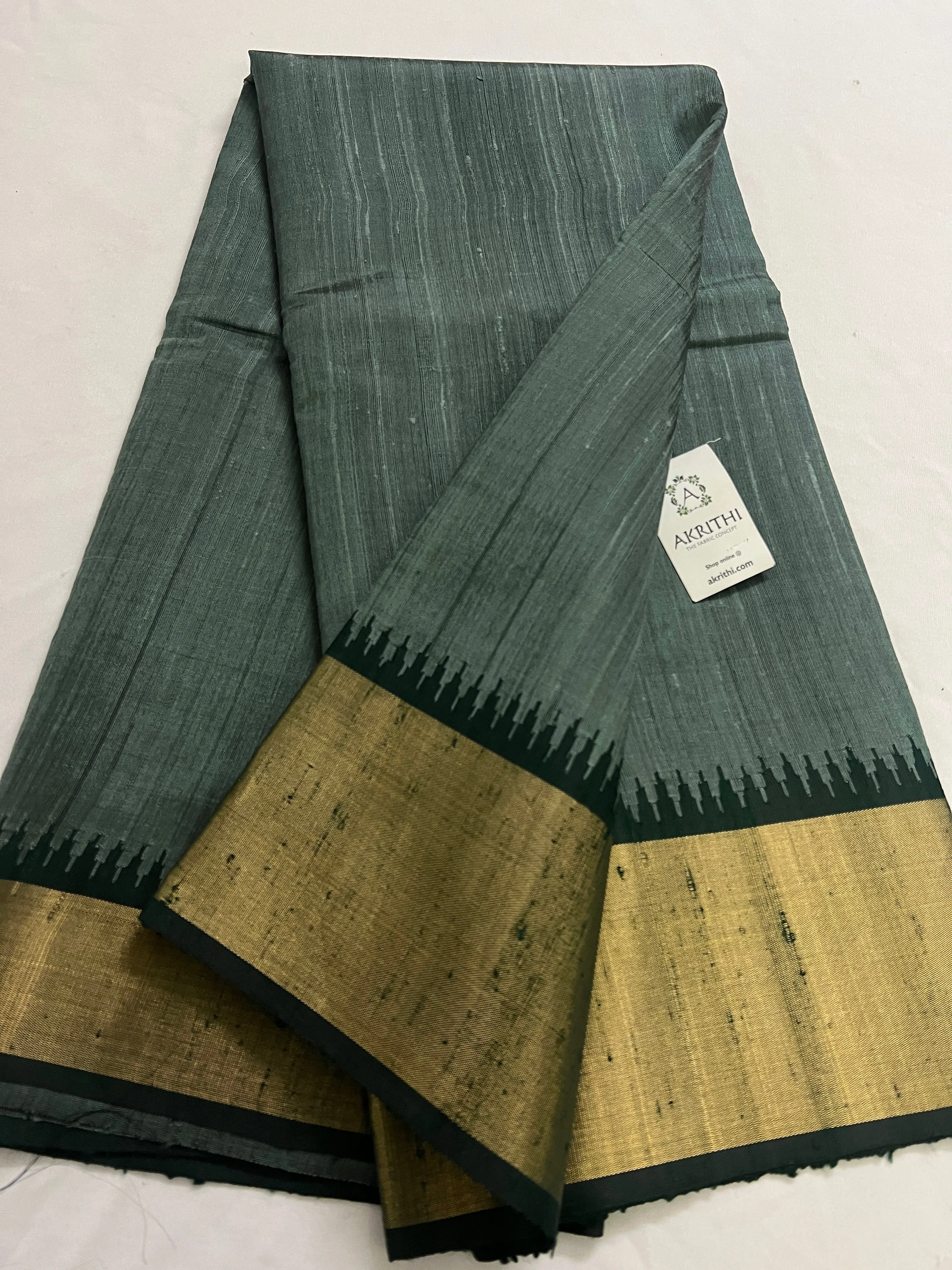 Dupion silk saree