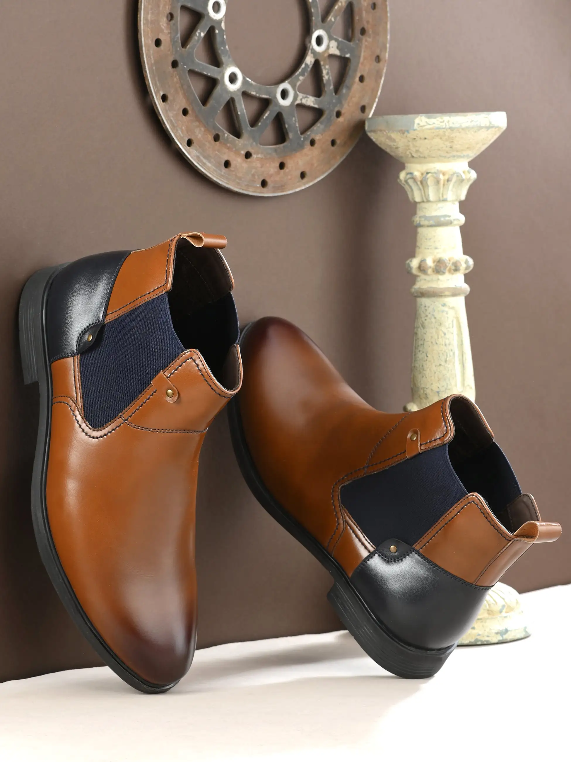 Edmond Tan Ankle Boots