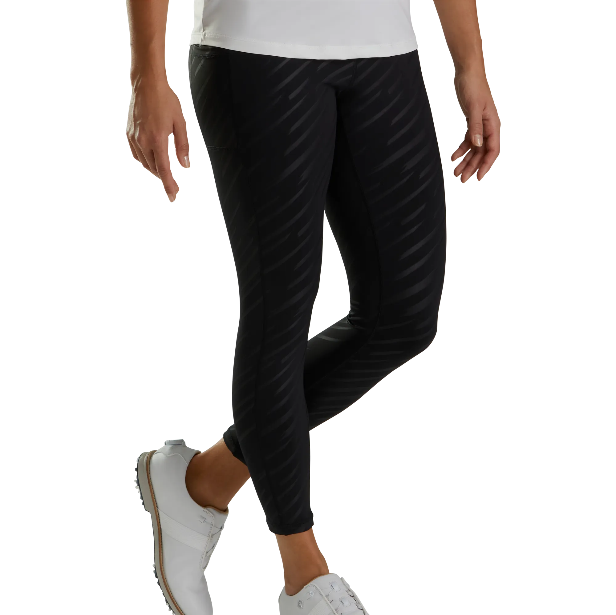 Embossed Leggings Women