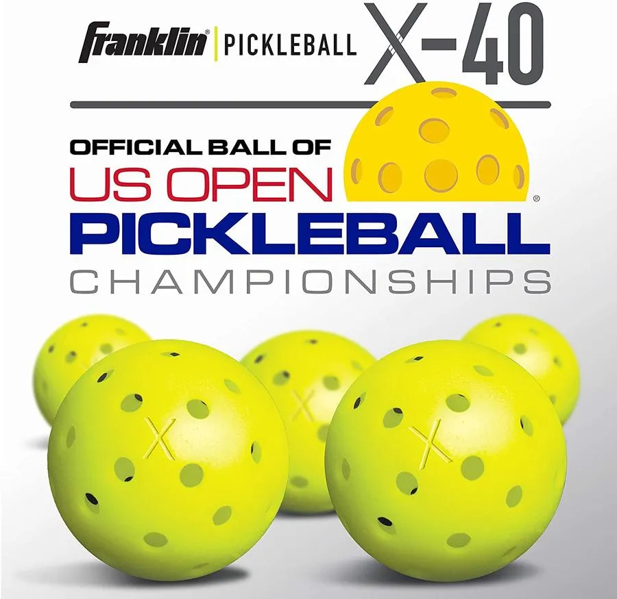 Franklin X-40 Pickleballs Outdoor  [Yellow]