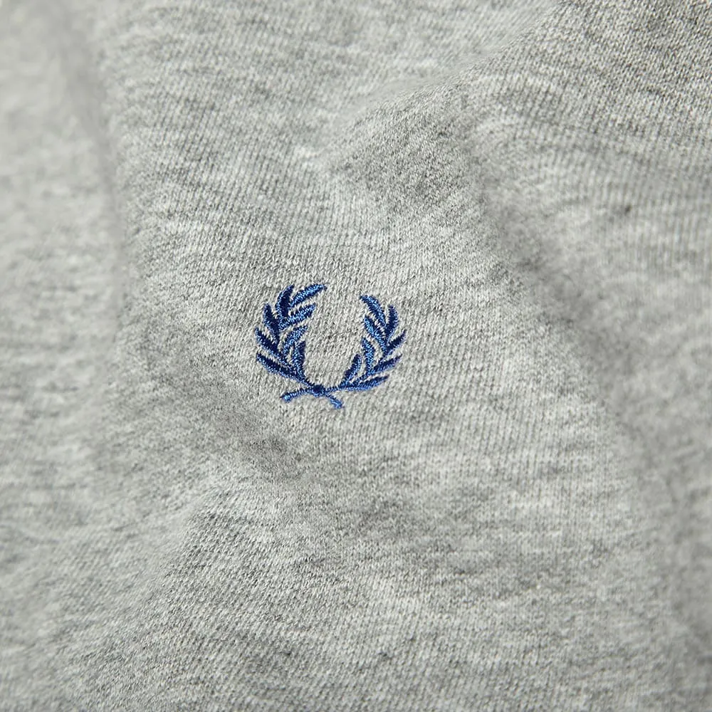 Fred Perry Tipped Hooded SweatVintage Steel Marl