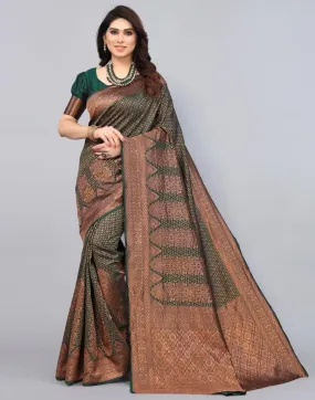 Green Weaving Silk Saree