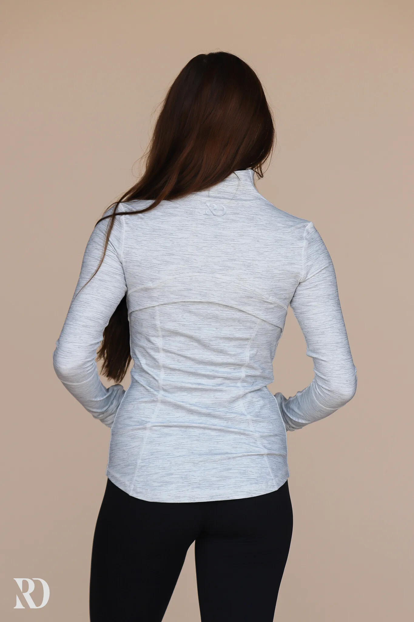 HEATHER GRAY SLEEK JACKET | RD ESSENTIALS