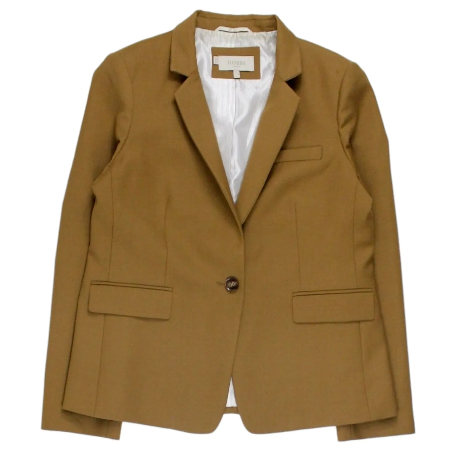 Hobbs Camel Single Breasted Blazer