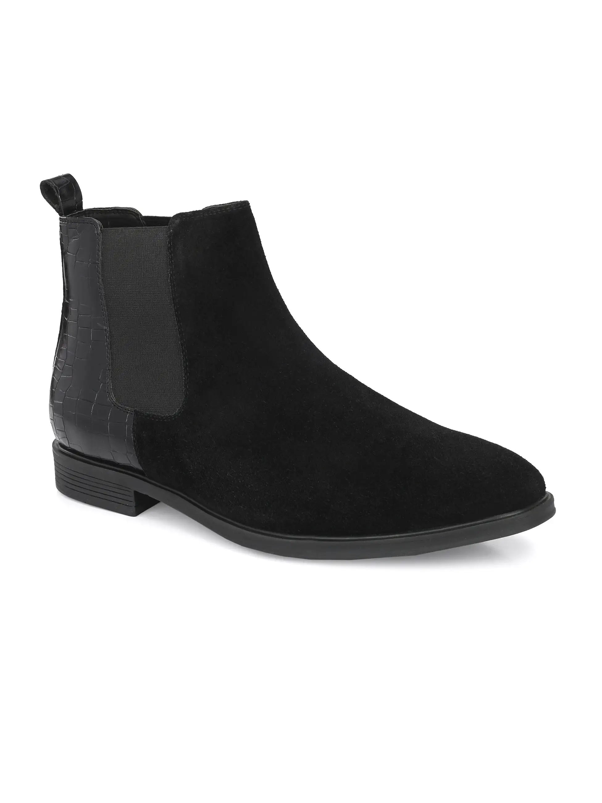 Homme Black Chelsea Boots